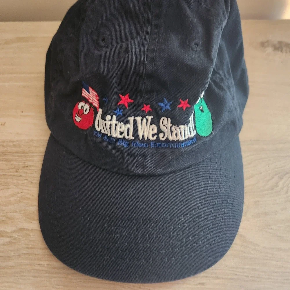 Vintage Veggie Tales‎ United We Stand Baseball Hat America Kids Y2K One Size